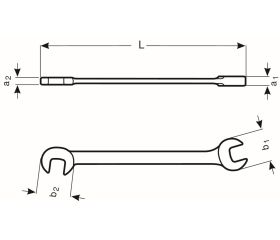 Llaves de dos bocas Lilliput imperiales con acabado cromado | 1931Z