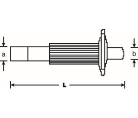 Cinceles de albañil con mango octogonal y protección | 3736MH