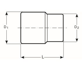 Vasos con cuadrado de 1/4