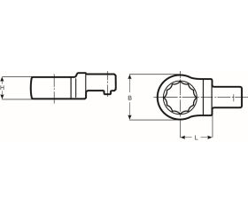 Inserto de estrella 14 × 18 mm | 7314-2-13/7314-2-41