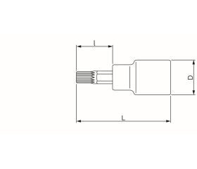 Destornilladores de vaso de 1/2