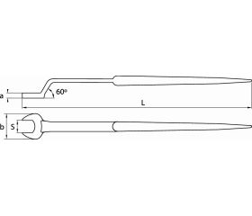 Llave fija métrica con acabado fosfatado | SC335M