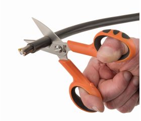 Tijeras de electricista extrafuertes con entalla | SCB140G