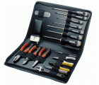 Kit de herramientas de electricista en estuche con cremallera, 17 piezas | 9852