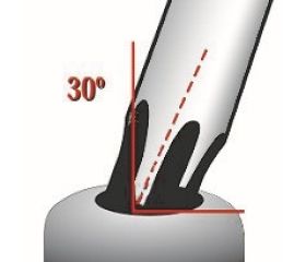 Juego de llaves hexagonales tipo allen TORX® con bola, largas y fosfatadas (5 piezas) | 1996TORX/