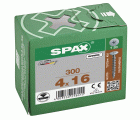 SPAX Cabeza de unión plana para paredes traseras, rosca completa, cabeza de unión, T-STAR plus, 4CUT, WIROX