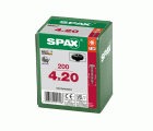SPAX Tornillo universal, 4,0 x 20, Rosca completa, Cabeza redonda, T-STAR plus, 4CUT, BLAX, 200 piezas
