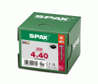SPAX Tornillo universal, 4,0 x 40, Rosca completa, Cabeza redonda, T-STAR plus, 4CUT, BLAX, 200 piezas