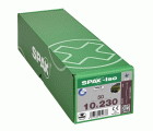 SPAX-Iso, 10 x 230 mm, 50 unidades, Rosca de fijación, Cabeza cilíndrica, T-STAR plus T50, 4CUT, WIROX