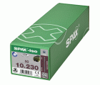 SPAX-Iso, 10 x 230 mm, 50 unidades, Rosca de fijación, Cabeza cilíndrica, T-STAR plus T50, 4CUT, WIROX