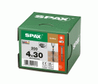 SPAX Cabeza de unión plana para el ensamblaje de cuerpos, 4 x 30 mm, 200 unidades, rosca parcial, cabeza de unión, T-STAR plus, 4CUT, BLAX