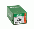 SPAX Tornillo universal, 4 x 28 mm, 1000 piezas, totalmente roscado, cabeza avellanada, T-STAR plus T20, 4CUT, WIROX