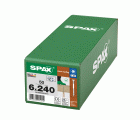 SPAX Tornillo para aislamiento térmico, 6 x 240 mm, rosca de fijación, cabeza avellanada, T-STAR plus T30, 4CUT, WIROX, 50 uds.