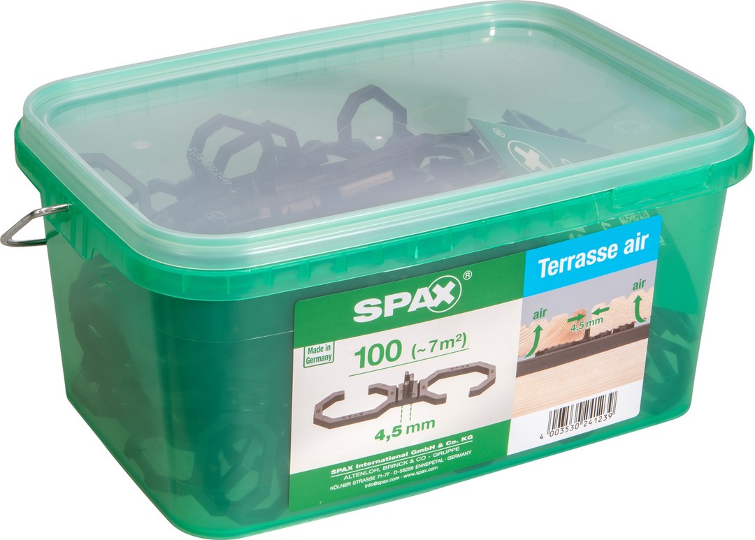 SPAX Air 4,5, 100 unidades