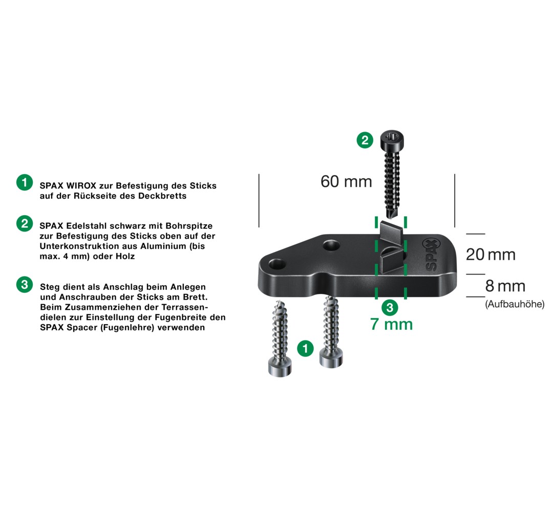 SPAX Stick pro, 40 unidades