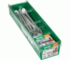 SPAX-RA, 7,5 x 100 mm, 18 unidades, Rosca completa, Cabeza plana, T-STAR plus T30, WIROX