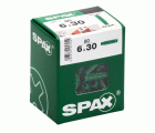 SPAX Tipo SD, Taco extensible, 6 x 30 mm, 80 unidades