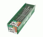 SPAX Tornillo de ajuste, cabeza plana, T-STAR plus, ranuras de retención, 4CUT, WIROX, 120 mm, 25 uds