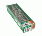 SPAX Tornillo de ajuste, cabeza plana, T-STAR plus, ranuras de retención, 4CUT, WIROX, 145 mm, 50 uds
