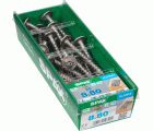 SPAX construcciones en madera, cabeza arandela, 8 x 80 mm, 20 unidades, Rosca completa, T-STAR plus, 4CUT, Acero inoxidable A2