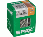 SPAX-M, 4 x 50 mm, 100 unidades, Rosca parcial, Cabeza plana, T-STAR plus T15, Punta CUT, WIROX