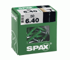 SPAX tipo ND, taco clavo 6 x 40 mm, 50 unid.