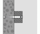 SPAX tipo ND, taco clavo 6 x 40 mm, 200 unid.