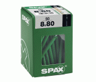 SPAX tipo ND, taco clavo 8 x 80 mm, 50 unid.