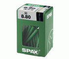 SPAX tipo ND, taco clavo 8 x 80 mm, 50 unid.
