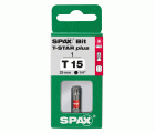 SPAX Bit T-STAR plus T 15, 6,4 x 25 mm, 1 unidad