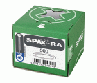 Tapones de plástico para SPAX-RA Cabeza plana, blanco, 500 unidades
