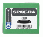 Tapones de plástico para SPAX-RA Cabeza plana, negro , 500 unidades
