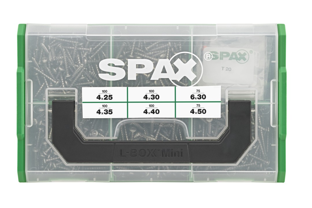 SPAX Maletín de montaje para electricista L-BOXX pequeño