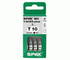 SPAX Bit T-STAR plus T 10, 6,4 x 25 mm, 5 unidades