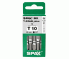 SPAX Bit T-STAR plus T 10, 6,4 x 50 mm, 5 unidades