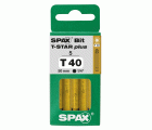 SPAX Bit T-STAR plus T 40, 6,4 x 50 mm, 5 unidades