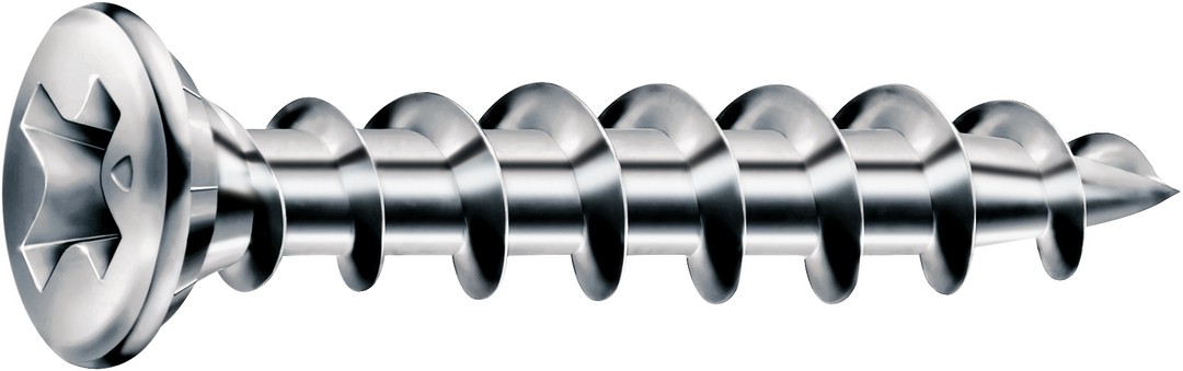 FEX-KS, 4,2 x 20 mm, 1000 unidades, Rosca especial, Cabeza plana, Ranura en cruz H2, Punta autoperforante, WIROX