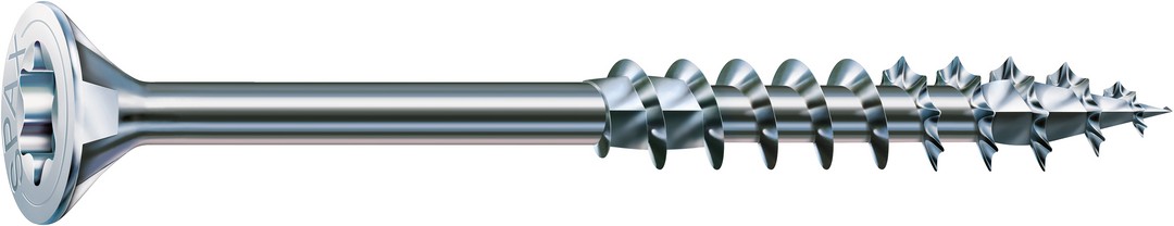SPAX Tornillo universal, 6 x 160 mm, 20 unidades, Rosca parcial, Cabeza plana, T-STAR plus T30, 4CUT, WIROX