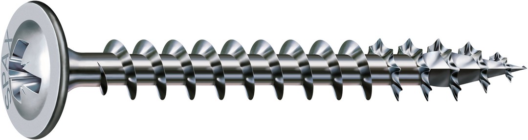 SPAX Tornillo universal, 3,5 x 17 mm, 3000 unidades, Rosca completa, Cabeza de unión, Ranura en cruz Z2, 4CUT, WIROX