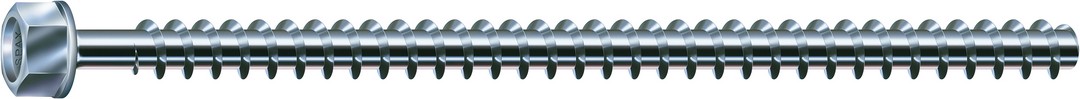 SPAX Vástago roscado, 16 x 1000 mm, 25 unidades, Rosca completa, Cabeza hexagonal, galvanizado