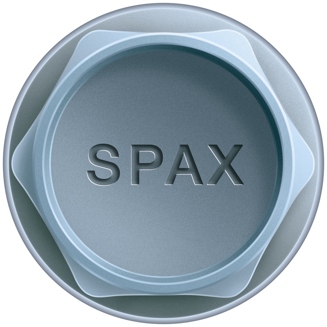 SPAX Vástago roscado, 16 x 1000 mm, 25 unidades, Rosca completa, Cabeza hexagonal, galvanizado