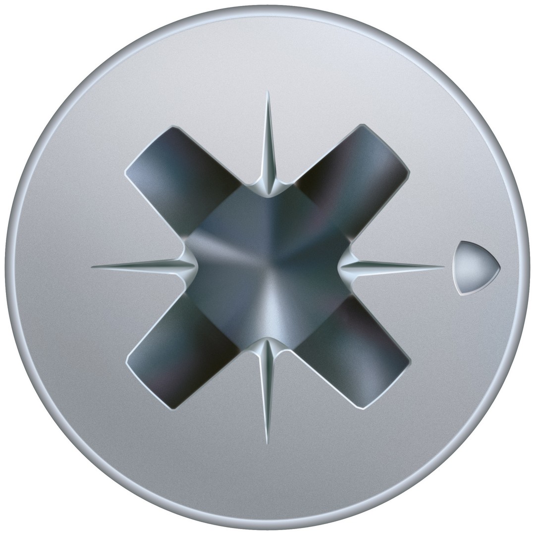 SPAX Tornillo universal, 3 x 10 mm, 1000 unidades, Rosca completa, Cabeza plana, Ranura en cruz Z1, Punta S, WIROX