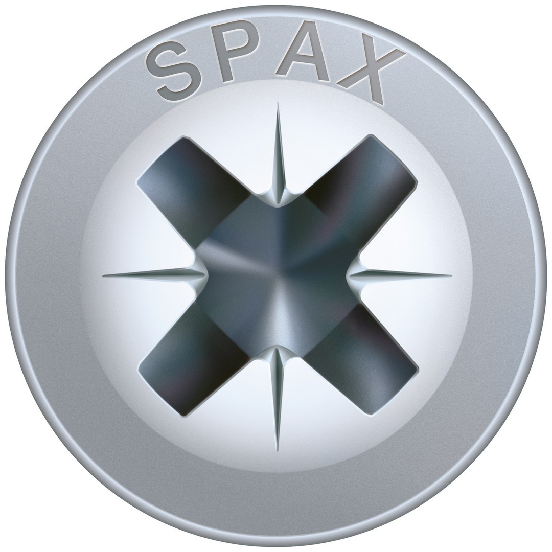 SPAX Tornillo universal, 3,5 x 17 mm, 3000 unidades, Rosca completa, Cabeza de unión, Ranura en cruz Z2, 4CUT, WIROX