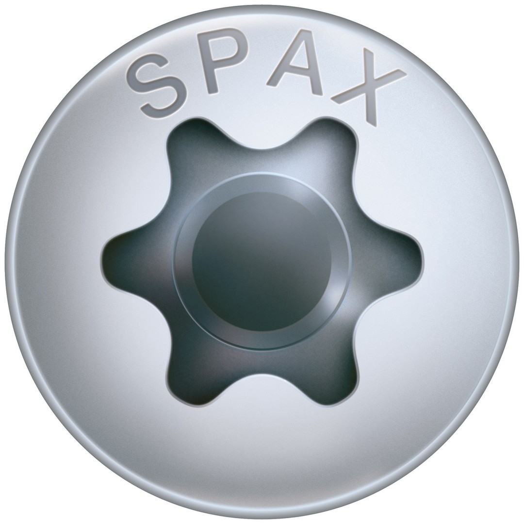 SPAX Tornillo universal, 5 x 90 mm, 200 unidades, Rosca parcial, Cabeza redonda, T-STAR plus T20, 4CUT, WIROX