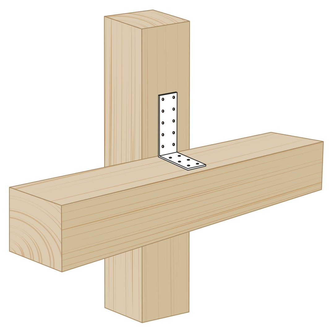 SPAX Elemento de unión angular 120x95x40x3,0 - 100 UD.