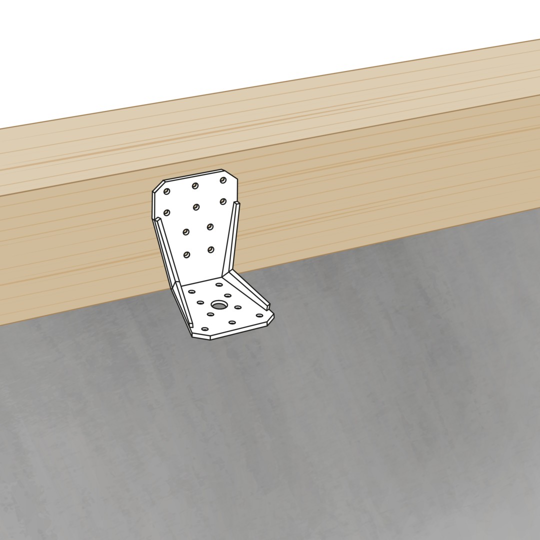 SPAX Elemento de unión angular KR90 95x85x65x1,5 - 100 UD.