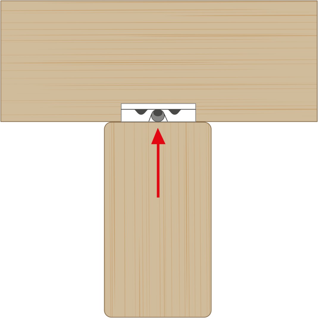 SPAX Unión oculta 60x115x16 - 25 UD.