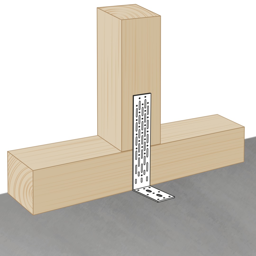 SPAX Tirante Vario 240 x 120 x 55 x 2,0 mm - L 18 x 26 mm - 50 UD.