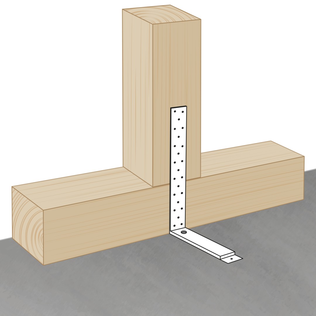 SPAX Tirante incl. placa de compresión 142 x 93 x 60 x 2,0 mm, R 14 mm - 20 UD.