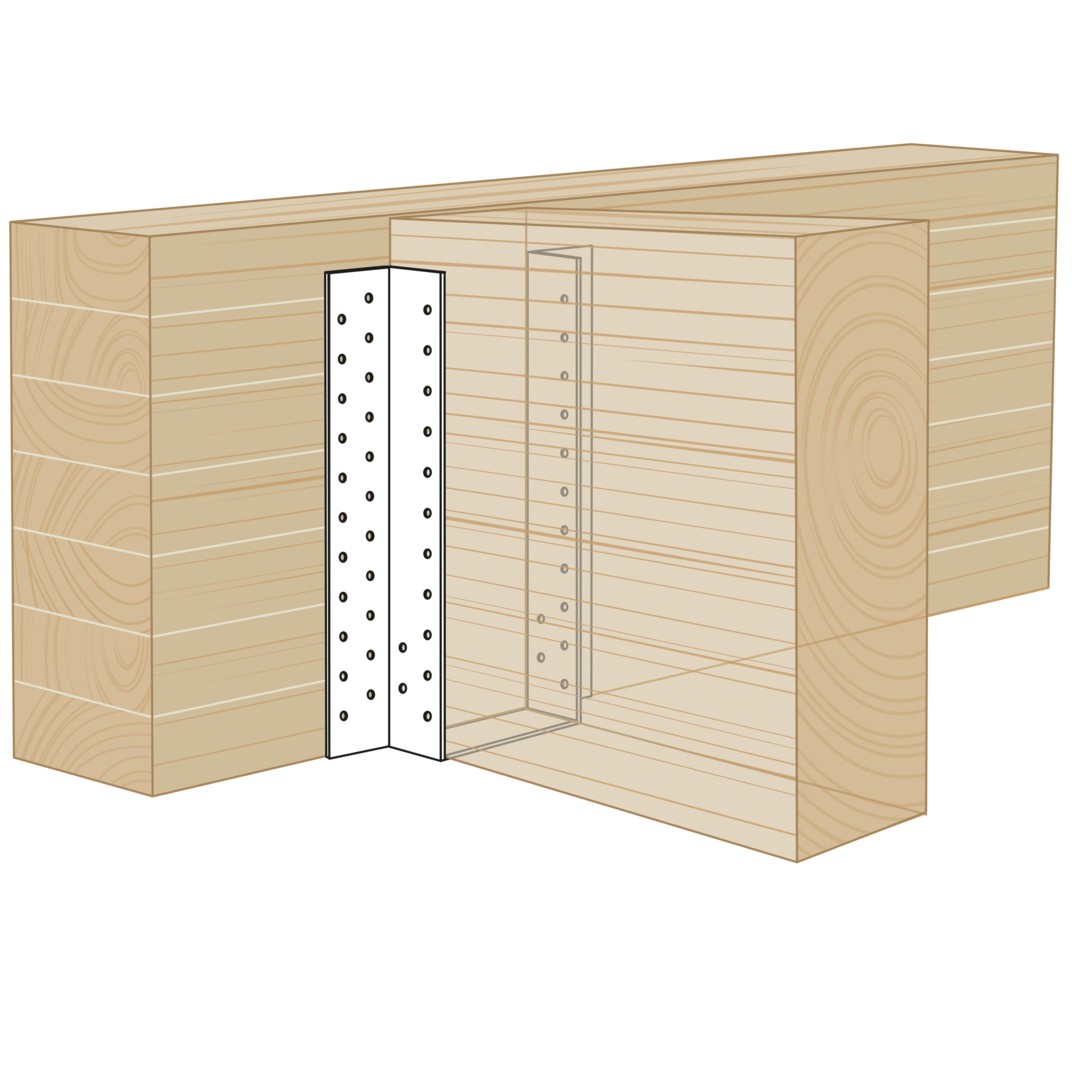 SPAX Soporte para vigas 120x240x2,0 - 20 UD.